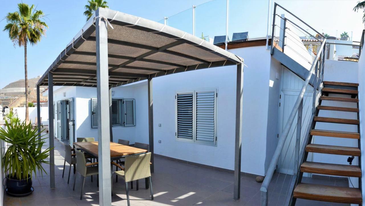 Casa La Vista - Bungalow With Fantastic Sea Views Arguineguin Esterno foto