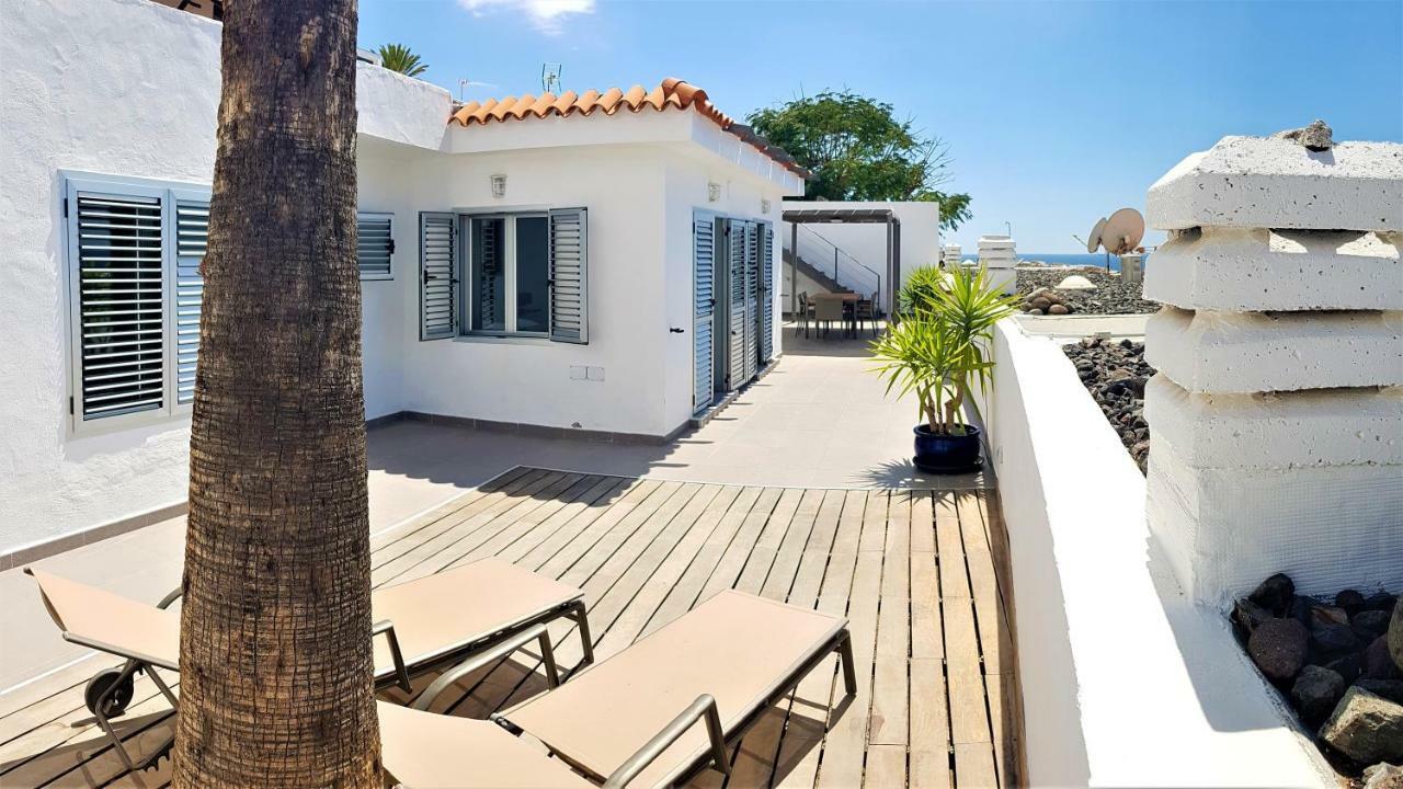 Casa La Vista - Bungalow With Fantastic Sea Views Arguineguin Esterno foto